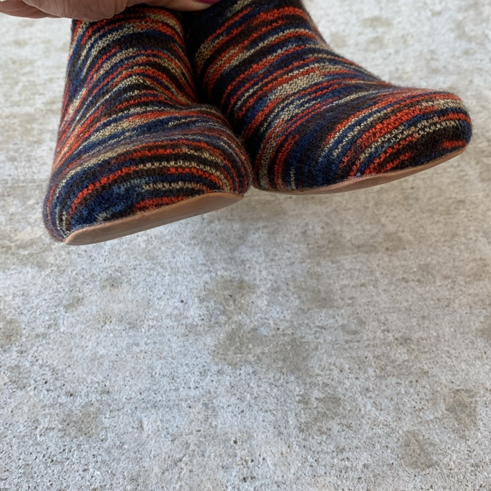 Jeffrey Campbell Yucca Striped Multi Colored Heeled Mules - Picture 9 of 16